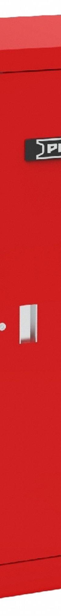 PROTO Side Cabinet: Red, 6 Drawers, Keyed, 27 in W x 27 in D x 65 in H, Red / Gloss, 550 (MPN J552665B-6RD-LK). Key specifications — Brand: PROTO; Drawer Color: Red; Drawer Slide Type: Ball Bearing; Series: 550; Locking System: Keyed.