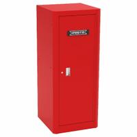 PROTO Side Cabinet: Red, 6 Drawers, Keyed, 27 in W x 27 in D x 65 in H, Red / Gloss, 550 (MPN J552665B-6RD-LK). Key specifications — Brand: PROTO; Drawer Color: Red; Drawer Slide Type: Ball Bearing; Series: 550; Locking System: Keyed.