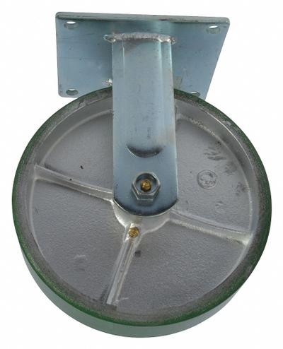 Dayton Rigid Caster: 1,000 lb Load Capacity, 8 in Overall Lg, 2 in Overall Wd - Replacement Casters for Platform Trucks