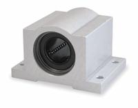 DAYTON Linear Pillow Block Bearing: Twin, 2 in Inside Dia, 7 fps Steady State Speed, Not Adj, 2CNR1. Key specifications — Material: Stainless Steel/Polymer Cage.