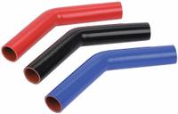 FLEXTECH Elbow Hose: 3 1/4 in Hose Inside Dia., 10 in Hose Lg, Blue, Silicone, Silicone (MPN 45-325 X 10). Key specifications — Hose Cover Material: Silicone; Hose Color: Blue; Temp. Range: -65° to 350°F; Hose Tube Material: Silicone; Brand: FLEXTECH.