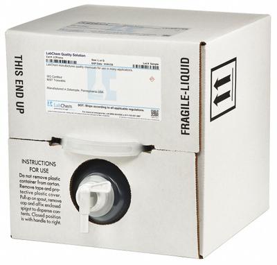 LABCHEM Buffer - pH 7.00 - Color Coded Yellow: Lab, 10 L Volume, Liquid, pH 7, Plastic - pH Buffers