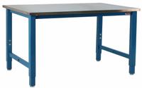 BENCHPRO Workbench: Fixed Ht, Stainless Steel, 117 in x 36 in, 6,600 lb Overall Load Capacity, Blue (MPN KN36117). Key specifications — Brand: BENCHPRO.
