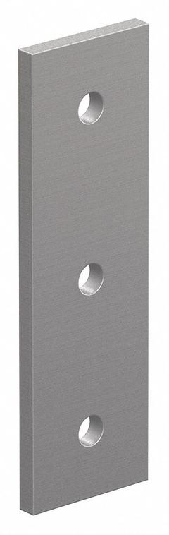 Straight Flat Plate: Straight Flat Plate, 45 Series, 6 mm x 42 mm x 135 mm, For 10 9/64 mm Slot Wd (MPN 45-4306). Key specifications — Material: Aluminum; Brand: 80/20; Finish: Anodized.