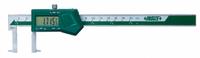 INSIZE Inside Point Digital Caliper: 0.9000 in to 6 in /24 mm to 150 mm, Cabled, Inside Point (MPN 1121-150A). Key specifications — attr1184461: +/-0.0016 in; attr1184462: 0.0005 in/0.01 mm; attr1184471: Inside; attr1184472: Inside Point; attr1184496: INSIZE.