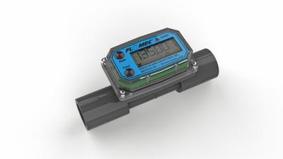 FLOMEC Watermeter: Flow Meter, Turbine, 3/4 in FNPT, 3/4 in Connection Size, FNPT - Inline Turbine Flowmeters with Totalizers for Water