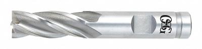 OSG Square End Mill: Cobalt, TiCN Coated, 4 Flute, 5/8" Mill Dia, 5/8" LOC - General Purpose Cobalt Square End Mills
