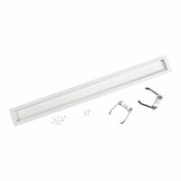 KEYSTONE TECHNOLOGIES Light Fixture Mounting Kit: For Use With 3 ft Fixtures in Drywall Ceilings (MPN KT-LALED-3A-RM-KIT). Key specifications — Brand: KEYSTONE TECHNOLOGIES; Includes: recessed mount frame, spring clips, spring clipbrackets, safety cables, and mounting hardware; For Use With: 3 ft Fixtures in Drywall Ceilings.