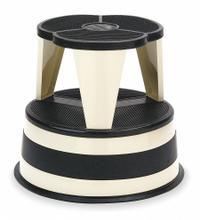 CRAMER Step Stool: 14.5 in Overall Ht, 350 lb Load Cap, 2 Steps, Steel, 14.3 in Standing Ht (MPN 1001-19). Key specifications — Product Type: Step Stool; Stacking: Not Stackable; Brand: CRAMER; Color: Tan; Feet Material: Plastic; Feet Type: Slip-Resistant; Folding: Not Foldable; Includes Handrails: Handrails Not Included.
