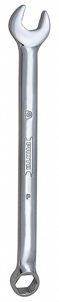 PROTO Combination Wrench: Alloy Steel, Chrome, 5/8 in Head Size, 9 1/2 in Overall Lg, Offset, Hex (MPN J1220H-T500). Key specifications — attr309539: 5/8 in; attr309567: Yes; attr324930: PROTO.