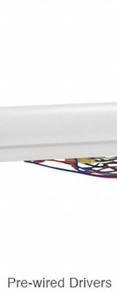 KEYSTONE LED Strip Light Retrofit Kit: 4 ft Lg, 3,151 lm, 3500K/4000K/5000K, 23 W, 120 to 277V AC (MPN KT-RKIT32PS-4S-8CSA-VDIM). Key specifications — Dimming Method: 0-10V; Voltage: 120 to 277V AC; Dimmable: Yes; Brand: KEYSTONE; LED Replacement For: (2) Lamp T8; Color Temperature: 5000K.