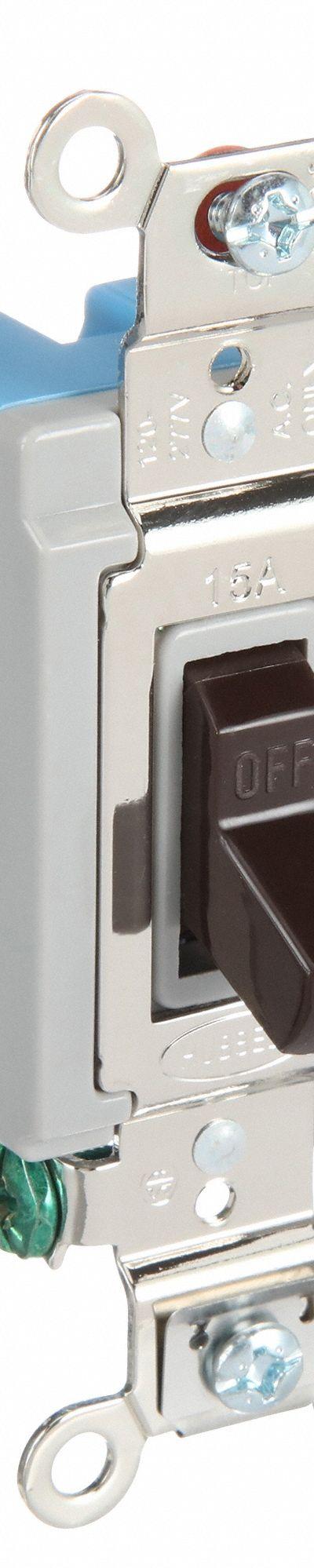 HUBBELL Wall Switch: Toggle Switch - Toggle Wall Switches