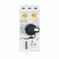 EATON Manual Motor Protector: Non-Reversing, 3 Poles, 12 A, Electronic Protection, Selector Switch (MPN XTPE012BCS). Key specifications — Maximum Voltage Rating: 600V AC; Brand: EATON; Thermal Units Required: None (Not Applicable to Electronic Overloads); Frame Size (Width): 45mm (B Frame).