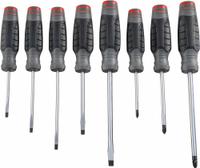 PROTO Screwdriver Sets: 1-10 Pieces, 8 Pieces, Cabinet/Keystone/Phillips Tip, 18 3/4 in Overall Lg (MPN J1208SCF). Key specifications — attr1205274: PROTO; attr1205269: #3.