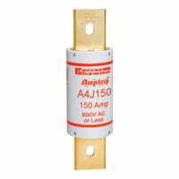 MERSEN Fuse: A4J Series, Class J, Blade Body, Fast-Acting, 150 A, 600 V AC, 300 V DC, Non-Indicating (MPN A4J150). Key specifications — Series: A4J; Brand: MERSEN.