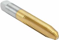 WIDIA GTD Straight Flute Tap: 1/4"-20 UNC, H3, 2 Flute, Plug Chamfer, TiN Coated High Speed Steel (MPN 15453)