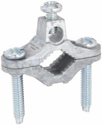 Grounding Connector: Zinc, 10 to 2 AWG STR Grounding Wire Size, 1 Grounding Wires (MPN CZ11). Key specifications — Brand: BURNDY; Description/Special Features: Zinc Cast; For Use With: Water Pipes; Grounding Wire Size: 10 to 2 AWG STR; Material: Zinc; Grounding Wires Connected To: 1/2 in to 1 in Pipe; Manufacturer Part Number: CZ11.