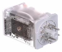 SIEMENS Plug-In Relay: Socket Mounted, 10 A Current Rating, 230V AC, DPDT, 8 Pins/Terminals (MPN 3TX7112-1LG13). Key specifications — Brand: SIEMENS; Base Type: Octal; Mounting Style: Plug-In; Manufacturer Part Number: 3TX7112-1LG13; Series: 3TX71 Series.