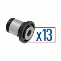 TECHNIKS Collet Set: ANSI 2, 5/16 in to 1/2 in Collet Size Range, 13 Pc (MPN 31/12-SET). Key specifications — attr1033128: TECHNIKS; attr1038749: ANSI 2; attr1038750: Rigid Tap; attr1038755: Inch.