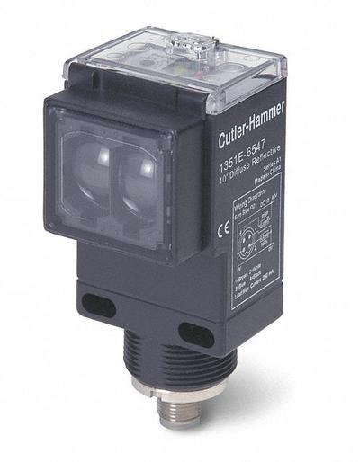 EATON Photoelectric Sensor: Non-Terminated Cable, 24-240V AC & 12-240V DC - Rectangular Sensors with Non-Terminated Cables