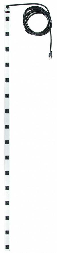 APPROVED VENDOR Outlet Strip: 16 Outlets, 15 ft Cord Lg, 15 A Current, Not UL Rated for Healthcare (MPN 52NY31). Key specifications — Brand: APPROVED VENDOR; Mounting Style: Clip.