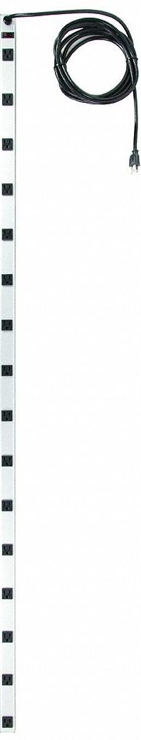 APPROVED VENDOR Outlet Strip: 16 Outlets, 15 ft Cord Lg, 15 A Current, Not UL Rated for Healthcare (MPN 52NY31). Key specifications — Brand: APPROVED VENDOR; Mounting Style: Clip.