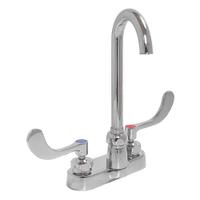 ZURN Gooseneck Kitchen/Bathroom Faucet: AquaSpec®, Cast Brass, Chrome Finish, 0.5 gpm Flow Rate (MPN Z812A4-XL-FC0.5). Key specifications — Includes: Coupling Nut; Brand: ZURN; Series: AquaSpec®.
