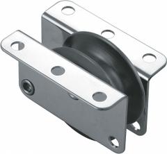 RONSTAN Pulley Block: Pulley Block, Mounted, Upright Mount, 1,100 lb Working Load Limit, Pulling (MPN RF41712). Key specifications — Operation: Pulling; Brand: RONSTAN; Housing Material: 316 Stainless Steel; Sheave Material: Nylon.
