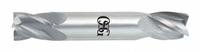 OSG Square End Mill: Carbide, Double End, 4 Flute, 9/64" Mill Dia, 9/32" LOC, 2" OAL (MPN 424-1406)