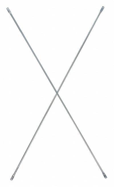 METALTECH Scaffold Brace: Cross Brace, Steel - Braces