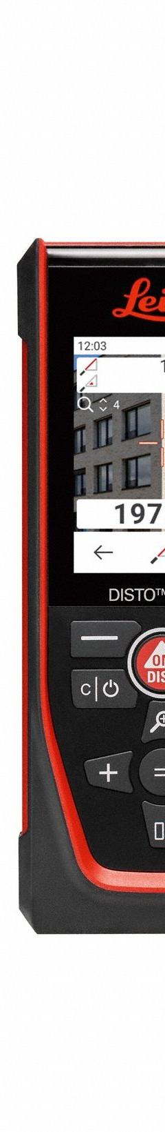 LEICA DISTO Laser Distance Meter: Metric, 0 m – 200 m, ± 1 mm, Li-Ion Rechargeable, ISP, Red (MPN Disto D5). Key specifications — attr938983: Meters; attr938974: Minimum/Maximum Measurement; attr934751: LEICA DISTO; attr938968: ± 1 mm; attr938975: USB Cable; attr938977: Red.