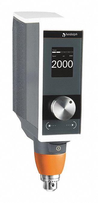 HEIDOLPH Overhead Mixer: 2,000 RPM Max Speed, 100 N-cm, 60,000 cps Max Viscosity - High-Torque Overhead Stirrers