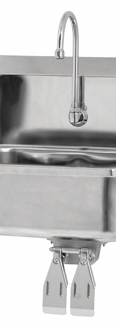 SANI-LAV Hands-Free Sink: 1 Stations - One-Station Wall-Mounted Hand Sinks with Faucets