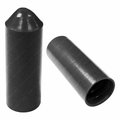 ELECTRIDUCT Heat Shrink End Caps: 100 Pk, 0.8 in I.D. Before Shrinking