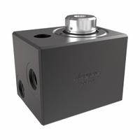 JERGENS Hydraulic Cylinder: Double Acting, 8,850 lbf Nominal Capacity, 1/2 in Stroke Lg (MPN 60381). Key specifications — attr95641: Double Acting; attr95644: 0.98 sq in (Pull); 1.77 sq in (Push); attr98894: JERGENS; attr1099769: Single Mounting Hole.