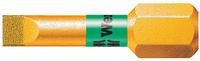 WERA Insert Bit: Insert Bit, Slotted Head, Metric, 1.2x6.5x25 Bit Industry Size, Diamond Coated, Hex (MPN 05056176001). Key specifications — attr1119753: S2 Steel; attr1119759: Diamond Coated; attr1119760: WERA; attr1119757: Hex.