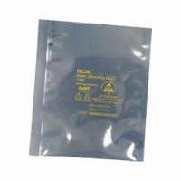 SCS Static Shielding Bag: Static Shielding Bag, Metal Interior, 16 in Overall Lg, Silver, 100 PK (MPN 13001116). Key specifications — Color: Silver; Metal Location: Metal Interior; Brand: SCS; Closure Type: Open.