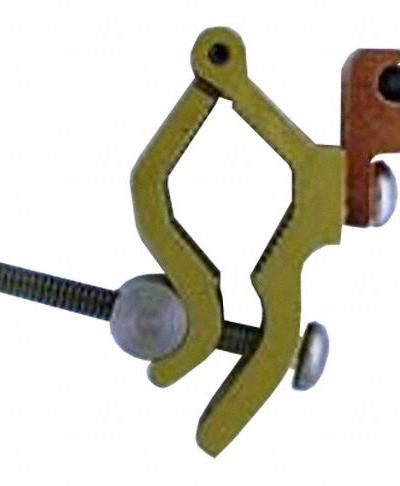 BRIDGEPORT FITTINGS Single Bolt Grounding Clamp: Bronze - Pipe Ground Clamps