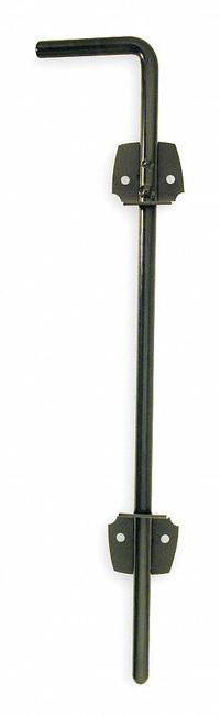APPROVED VENDOR Cane Bolt: Cane Bolt, Slide Latch, 1/2 in Bolt Head Dia, 3/8 in Max Shackle Dia (MPN 4PB59). Key specifications — Brand: APPROVED VENDOR; Color: Black; Finish: Coated; Latch Type: Slide Latch; Hardware Included: Yes; Material: Steel; Product Type: Cane Bolt.