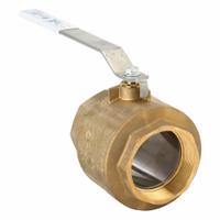 APOLLO Manual Two-Way Ball Valve: 4 in, Brass, Straight, FNPT x FNPT, 400 psi Max. Pressure (CWP) (MPN 77FLF14A01). Key specifications — Brand: APOLLO; Handle: Lever.