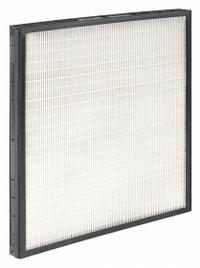 GRAINGER Minipleat Air Filter: 20 in x 24 in x 2 in, Synthetic, Plastic, No Header, MERV 13 (MPN 499J38). Key specifications — Brand: GRAINGER; Frame or Header Material: Plastic; Media Material: Synthetic.