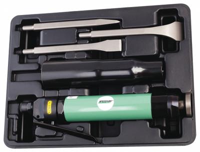 SPEEDAIRE Needle Scaler Kit: Medium Duty, 1 17/32 in Stroke Lg, 1/4 in Female NPT - Inline Needle & Chisel Scalers