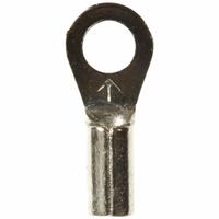 3M Ring Terminal: Bare, #6 Stud Size, 22 AWG to 18 AWG Wire Sizes, 1,000 V, Brazed Barrel & Seam (MPN M18-6R/SX). Key specifications — Brand: 3M.