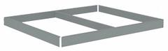 TENNSCO Shelf: 42 in x 30 in, 2,250 lb Load Capacity, Gray, Shelf (MPN ZLES-4230). Key specifications — Includes: (4) Beams; Shelf Configuration: Single Straight; Color: Gray; Frame Material: Steel; Brand: TENNSCO; Frame Finish: Zinc Plated; Product Type: Shelf.