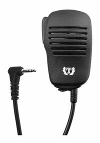 BANSHEE Speaker Microphone: Fits Motorola, 3.5 mm Jack, 24 in Cord, Push To Talk, Noise Cancelling (MPN JD-3608). Key specifications — Compatible Radio Series: FR50; Color: Black; Radio Connector Type: 1-Pin; Brand: BANSHEE; Manufacturer Part Number: JD-3608; Push To Talk: Yes.