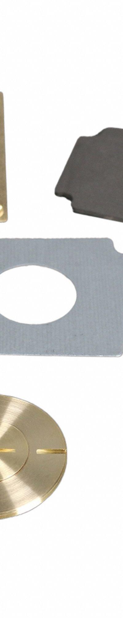 WIREMOLD Floor Box Cover: Rectangular - Brass Electrical Floor Box Covers