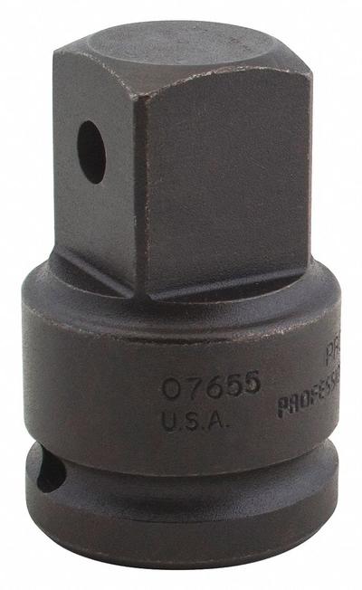 PROTO Impact Socket Adapter: 3/4 in Input Drive Size, Black Oxide, 1 in Output Drive Size - 3/4" Drive Impact Socket Adapters