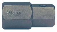 APEX Insert Bit: Insert Bit, Imperial, Hex Head, 3/4 in Bit Industry Size, Std, 2 5/8 in Overall Lg (MPN SZ-34-A). Key specifications — attr1119808: 3/4 in; attr1119811: S2 Steel; attr1119815: Square; attr1119817: Standard; attr1119818: APEX; attr1119810: Impact Rated.