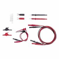 POMONA Test Lead Kit: CAT II 600V, Alligator Clip/Spade Lug/Std Probe, 1,001 V Max Volt, 4 ft Lg (MPN 5901B). Key specifications — Brand: POMONA.