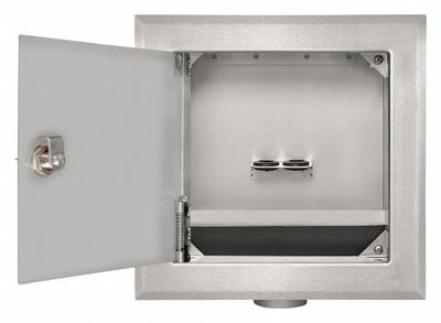 GUY GRAY Outlet Box: 1/2 in FPT, Single Lever, Center, 8.63 in Box Wd - Dialysis Supply Valve Outlet Boxes